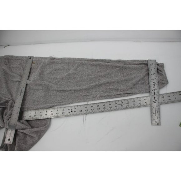 Juicy Couture Womens XL Gray Drawcord Jogger pants Stretch textured fleece - Picture 11 of 11